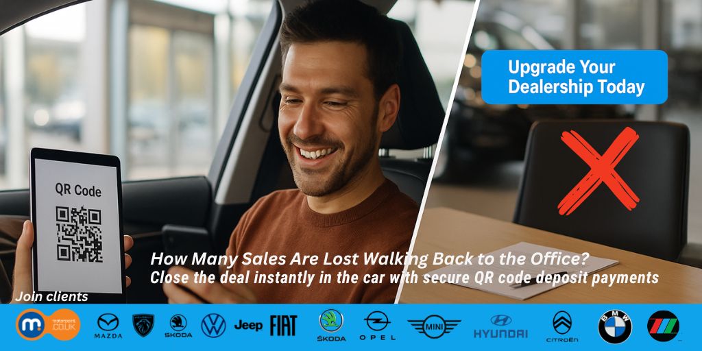 secure QR code car dealer payment solution for instant vehicle deposits
